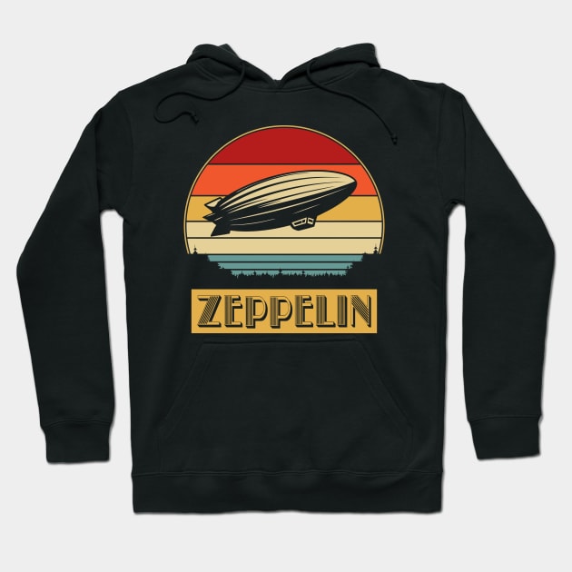 Zeppelin Vintage Hoodie by Saamdibilquraniart